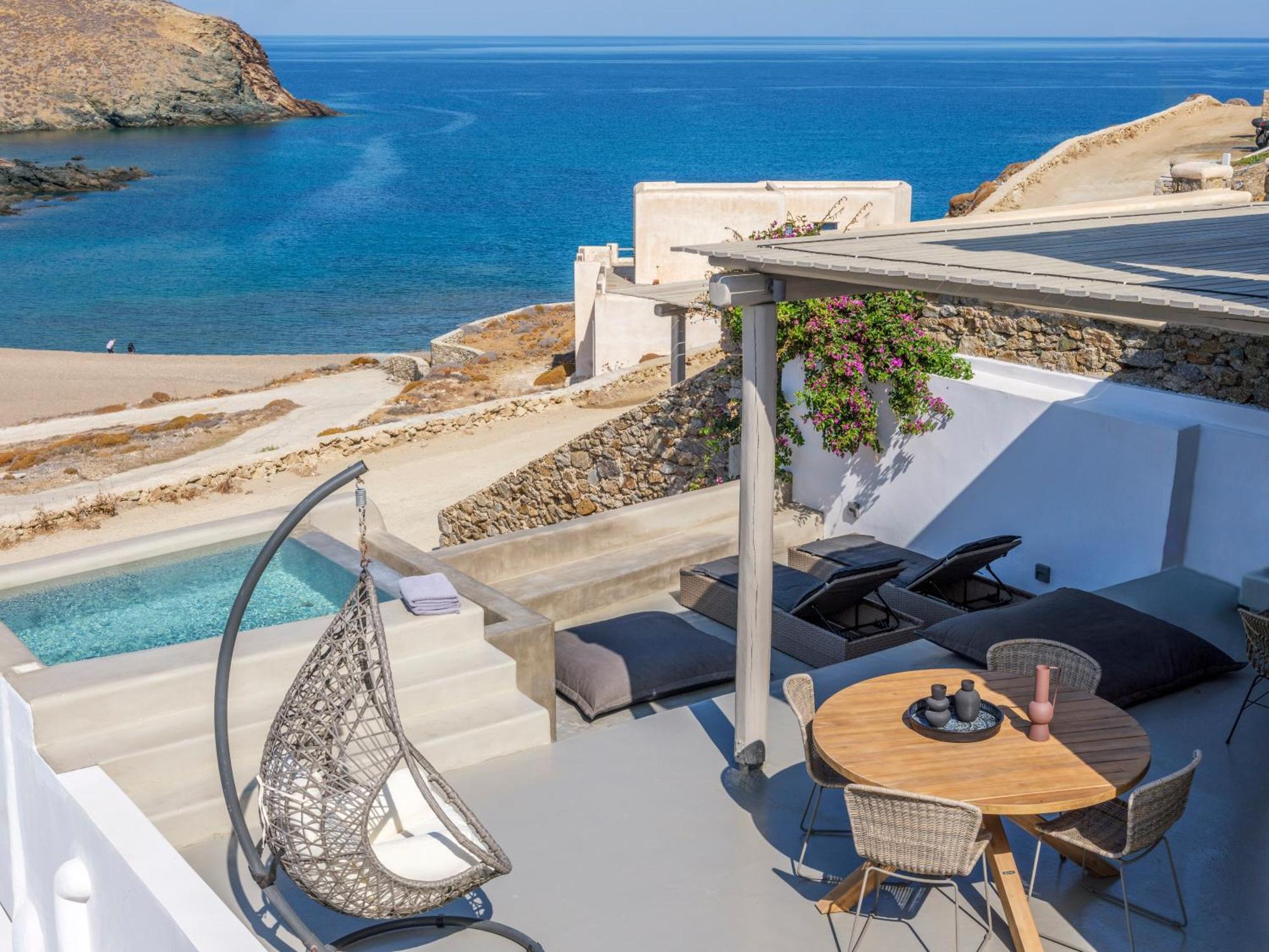 Hébergement de vacances The Mykonist Merchia & Merchia Beach